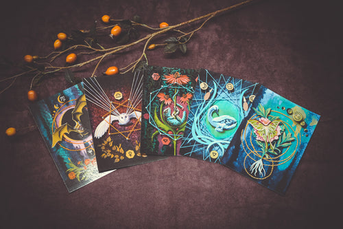 Herbal Zodiac Postcards