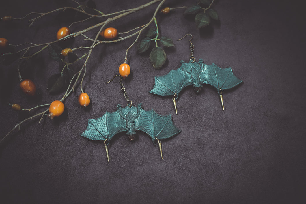 Bats and Spikes Earrings