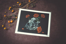 Load image into Gallery viewer, Wolf Skull &amp; Carnation